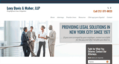 Desktop Screenshot of levydavis.com